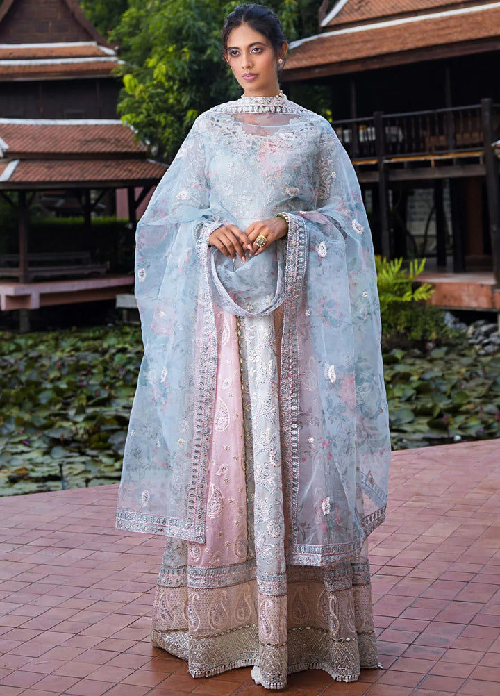 Roohi By Mushq Embroidered Organza Suit Unstitched 4 Piece MQ24R Misha - Luxury Collection