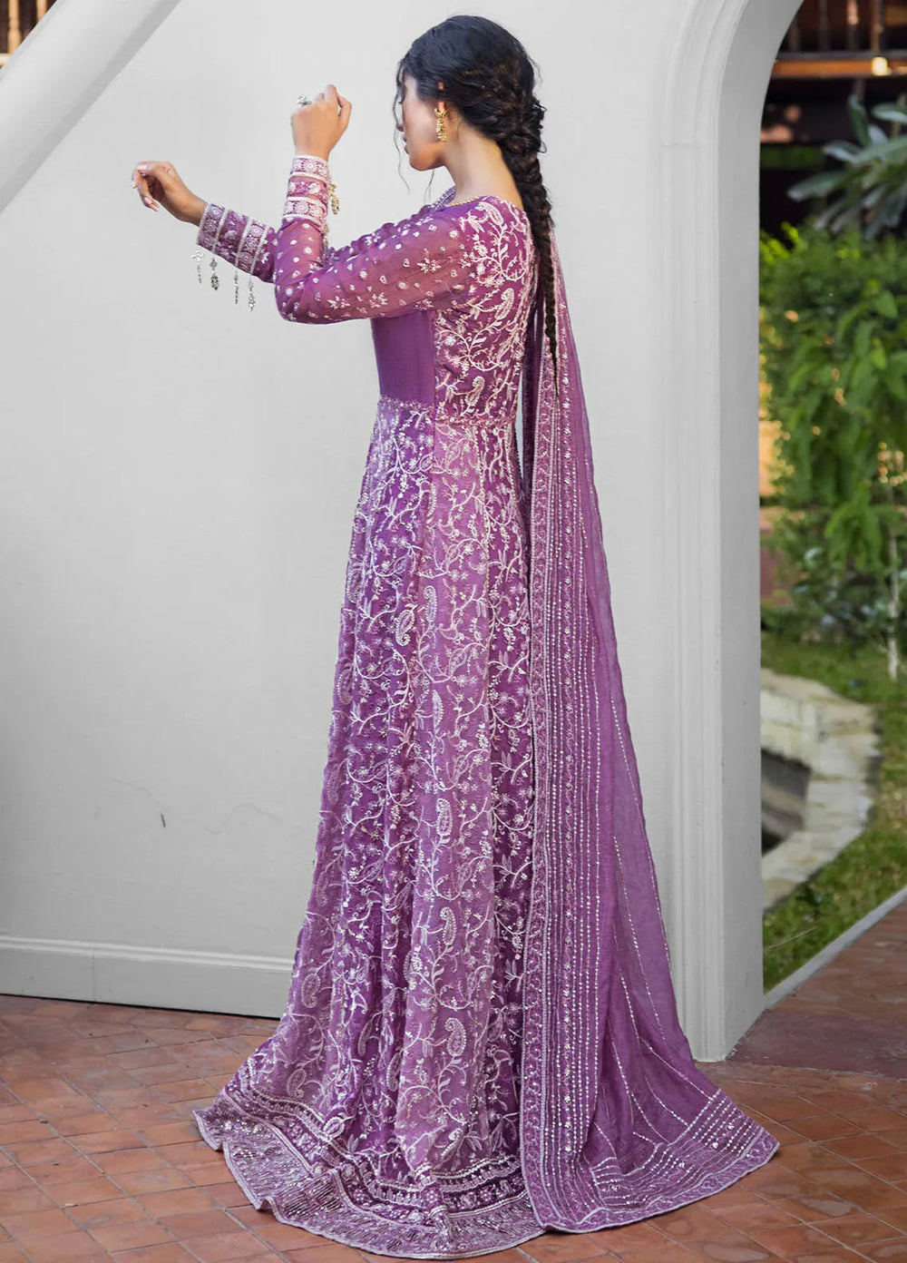 Roohi By Mushq Embroidered Organza Suit Unstitched 4 Piece MQ24R Naina - Luxury Collection