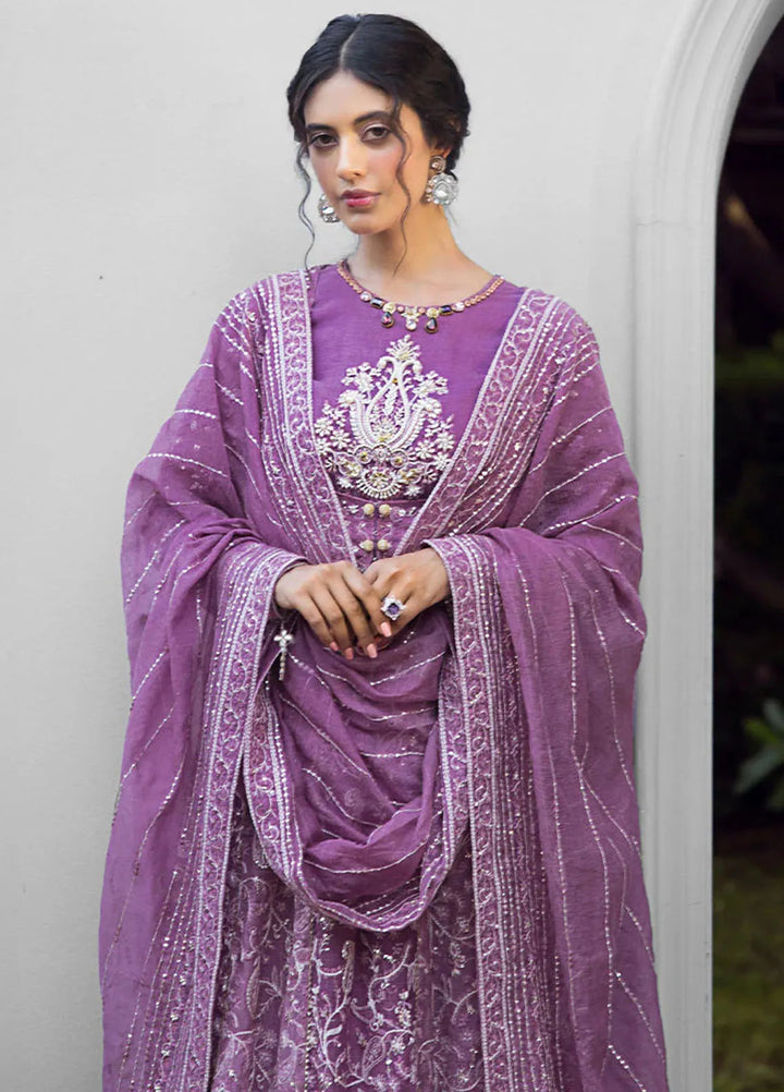 Roohi By Mushq Embroidered Organza Suit Unstitched 4 Piece MQ24R Naina - Luxury Collection