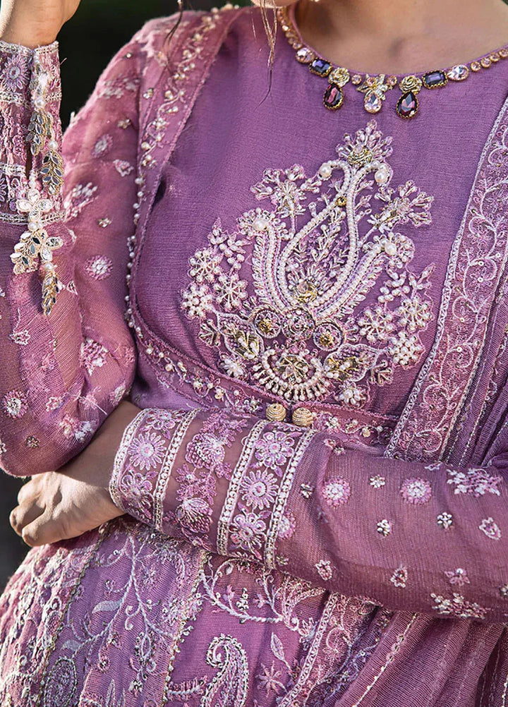 Roohi By Mushq Embroidered Organza Suit Unstitched 4 Piece MQ24R Naina - Luxury Collection