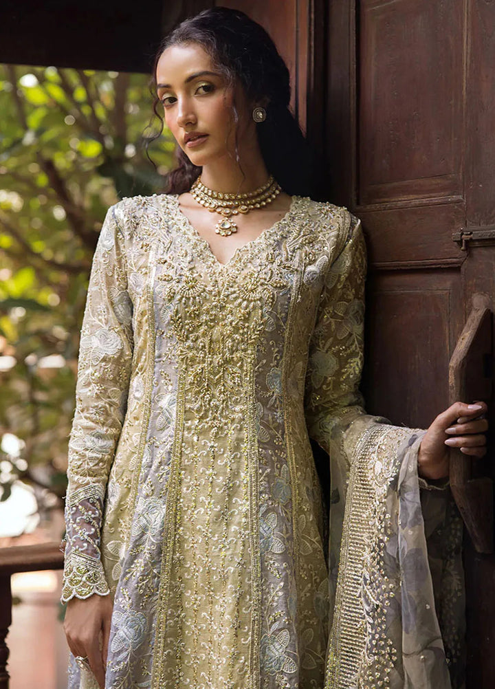 Roohi By Mushq Embroidered Organza Suit Unstitched 4 Piece MQ24R Riya - Luxury Collection