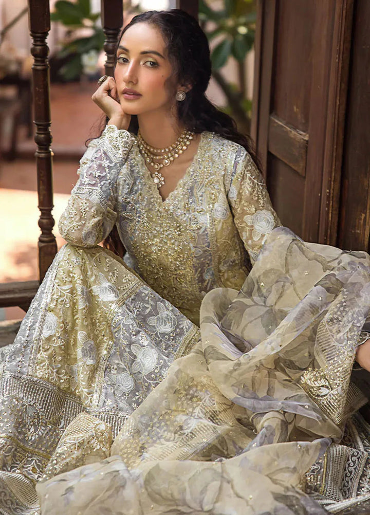 Roohi By Mushq Embroidered Organza Suit Unstitched 4 Piece MQ24R Riya - Luxury Collection