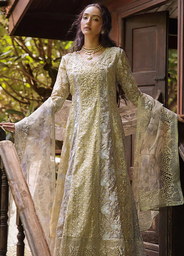 Roohi By Mushq Embroidered Organza Suit Unstitched 4 Piece MQ24R Riya - Luxury Collection