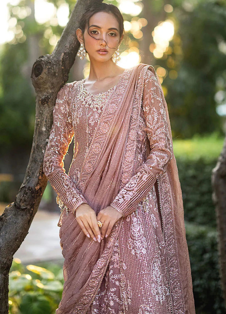 Roohi By Mushq Embroidered Organza Suit Unstitched 4 Piece MQ24R Vaniya - Luxury Collection