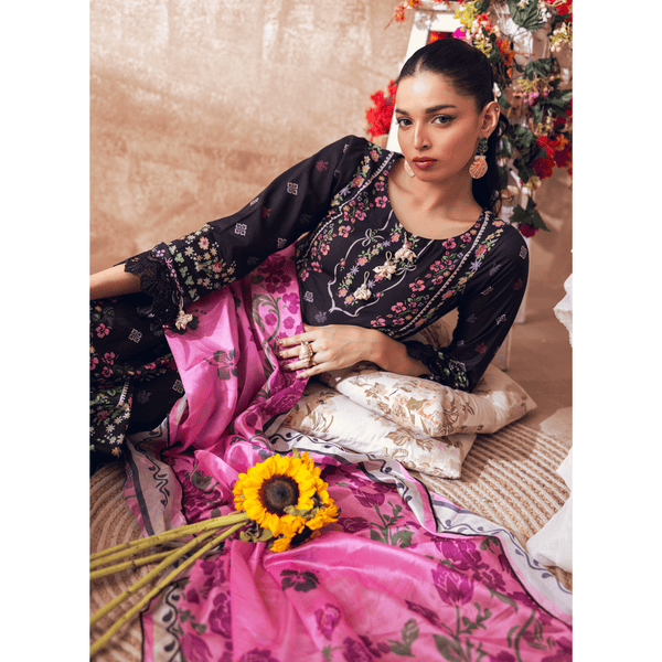 Liyana by Mashra RTW Printed Lawn 3 Piece Suit Rosa Casual Collection