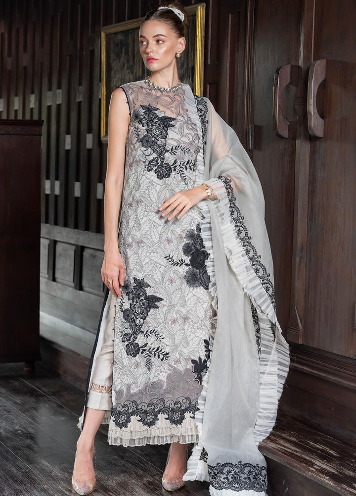 Rosemary And Ruffles By Asifa And Nabeel Embroidered Lawn Suit Unstitched 3 Piece AN24R RRL-02 Aurora - Luxury Summer Collection