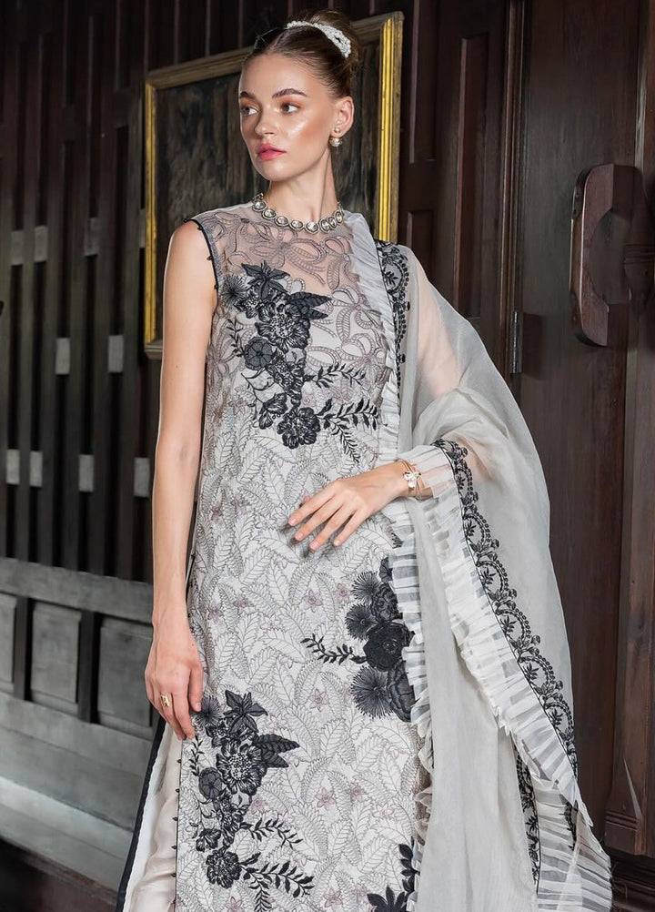 Rosemary And Ruffles By Asifa And Nabeel Embroidered Lawn Suit Unstitched 3 Piece AN24R RRL-02 Aurora - Luxury Summer Collection