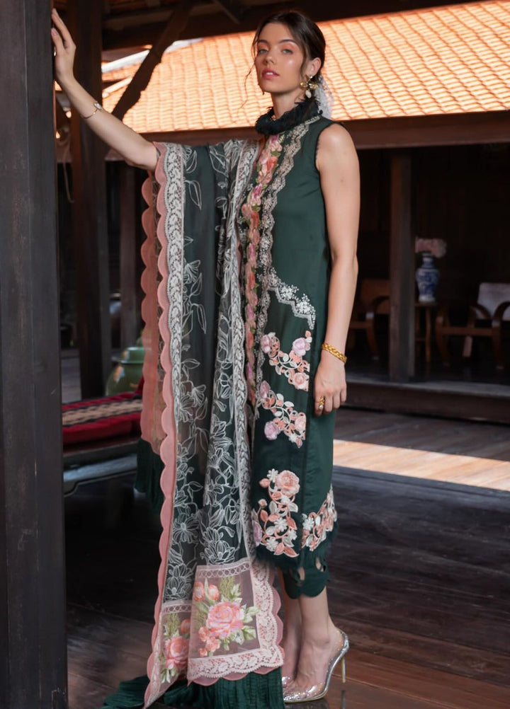 Rosemary And Ruffles By Asifa And Nabeel Embroidered Lawn Suit Unstitched 3 Piece AN24R RRL-03 Charisma - Luxury Summer Collection