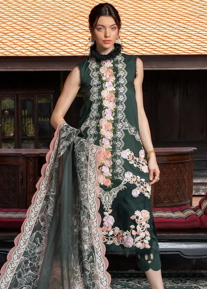 Rosemary And Ruffles By Asifa And Nabeel Embroidered Lawn Suit Unstitched 3 Piece AN24R RRL-03 Charisma - Luxury Summer Collection