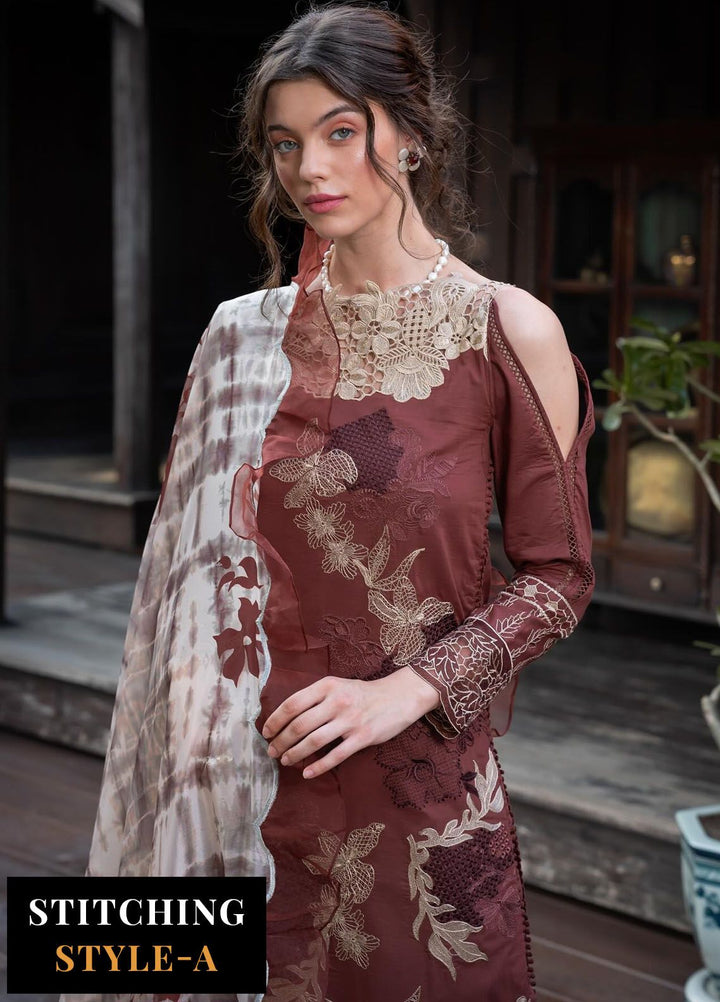 Rosemary And Ruffles By Asifa And Nabeel Embroidered Lawn Suit Unstitched 3 Piece AN24R RRL-04 Sheen - Luxury Summer Collection