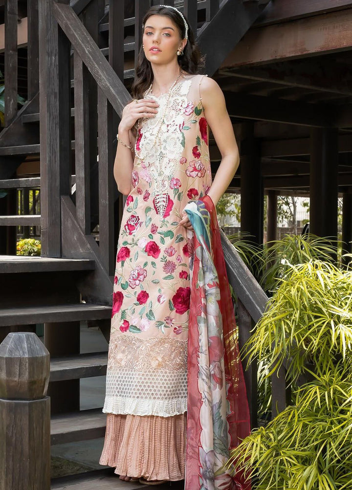 Rosemary And Ruffles By Asifa And Nabeel Embroidered Lawn Suit Unstitched 3 Piece AN24R RRL-10 Botanica - Luxury Summer Collection