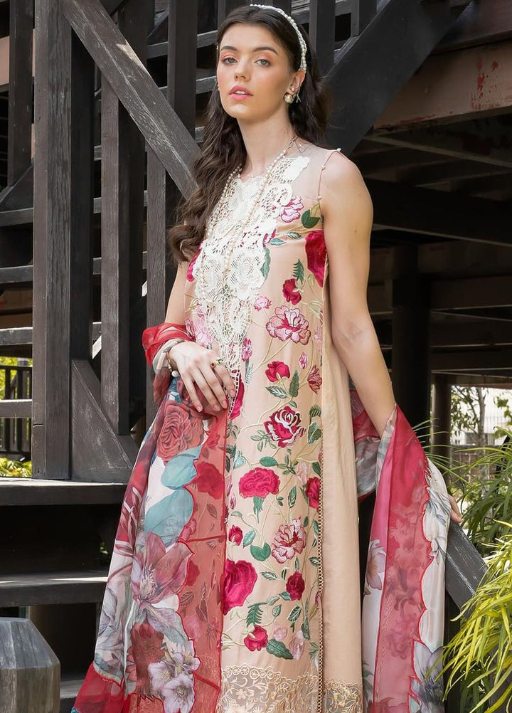 Rosemary And Ruffles By Asifa And Nabeel Embroidered Lawn Suit Unstitched 3 Piece AN24R RRL-10 Botanica - Luxury Summer Collection