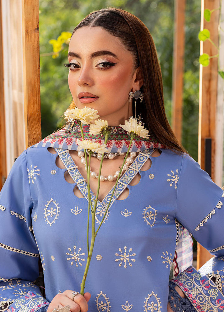 Roses De Feu by Sahane Embroidered Lawn Suits Unstitched 3 Piece SNE25RF CT-22001 Fleur - Summer Collection