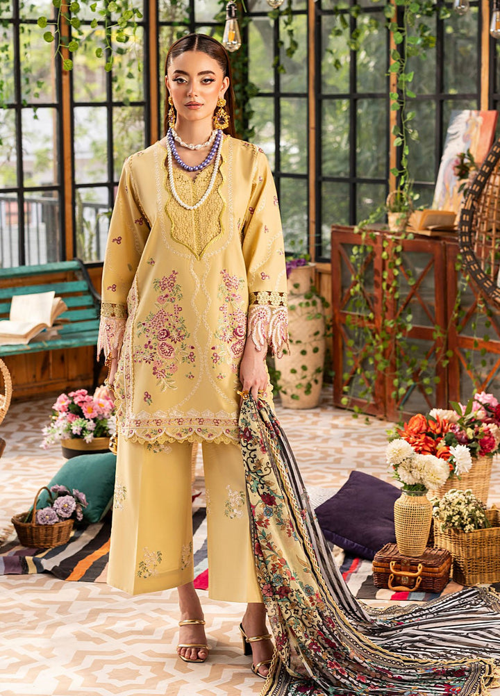 Roses De Feu by Sahane Embroidered Lawn Suits Unstitched 3 Piece SNE25RF CT-22004 Eclat - Summer Collection