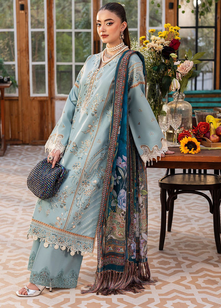 Roses De Feu by Sahane Embroidered Lawn Suits Unstitched 3 Piece SNE25RF CT-22005 Freesia - Summer Collection