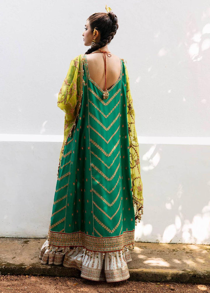 Roshan by Hussain Rehar Embroidered Lawn Suits Unstitched 3 Piece HRR23R Abar - Luxury Collection