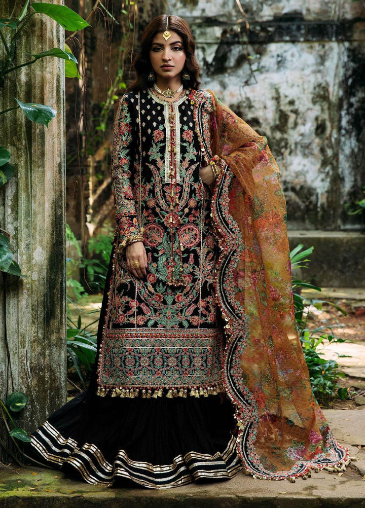 Roshan by Hussain Rehar Embroidered Lawn Suits Unstitched 3 Piece HRR23R Dilruba - Luxury Collection