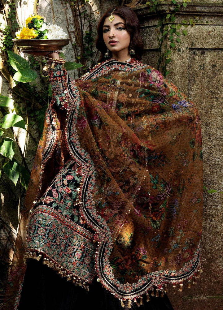 Roshan by Hussain Rehar Embroidered Lawn Suits Unstitched 3 Piece HRR23R Dilruba - Luxury Collection