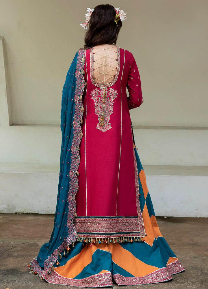 Roshan by Hussain Rehar Embroidered Lawn Suits Unstitched 3 Piece HRR23R Kaner - Luxury Collection