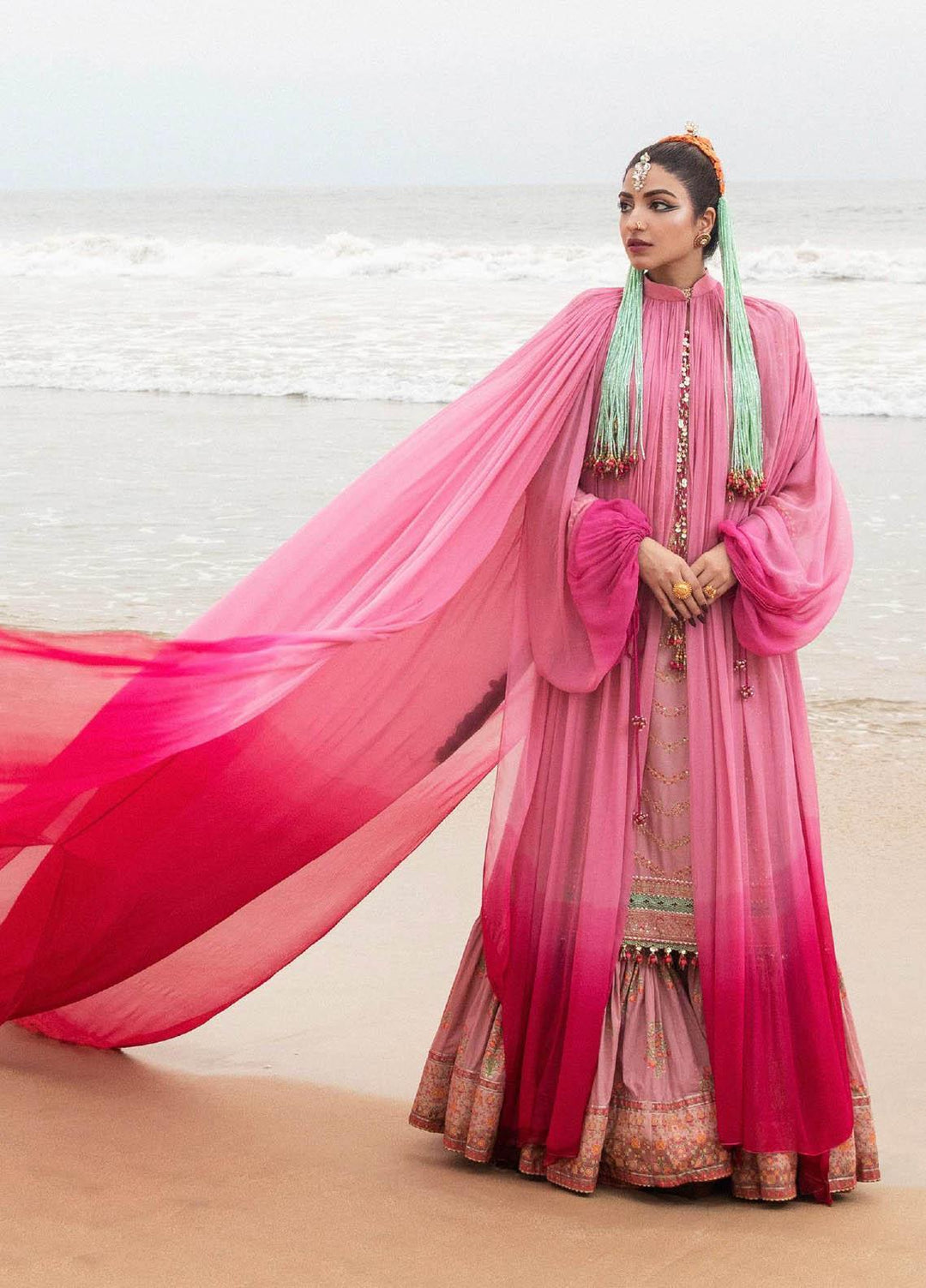 Roshan by Hussain Rehar Embroidered Lawn Suits Unstitched 3 Piece HRR23R Kanval - Luxury Collection