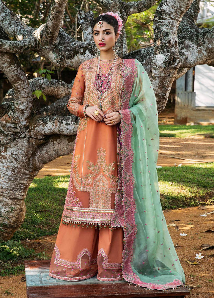 Roshan by Hussain Rehar Embroidered Lawn Suits Unstitched 3 Piece HRR23R Raeem - Luxury Collection