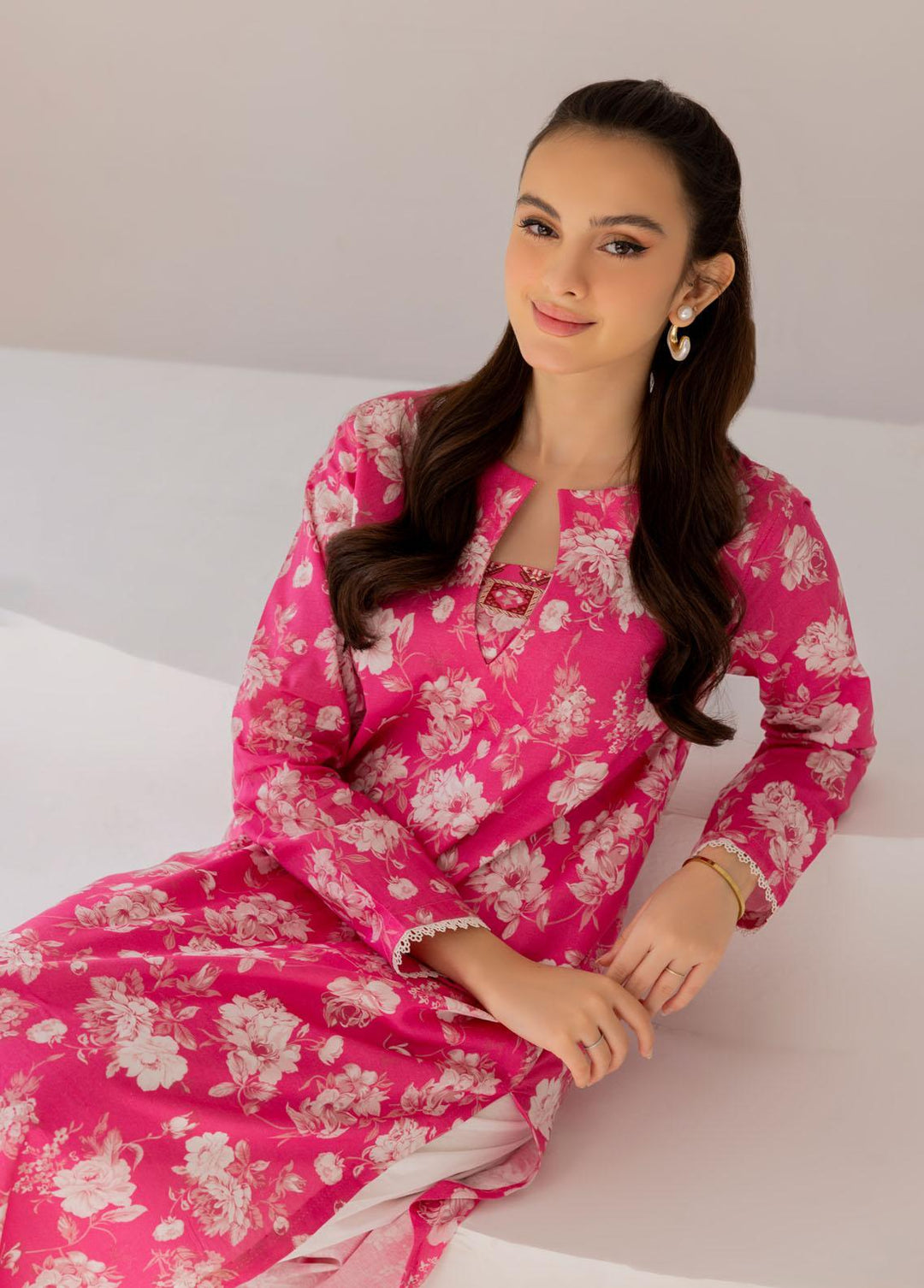 Esra Fashion Pret Printed Cambric Kurti ETK-23-05