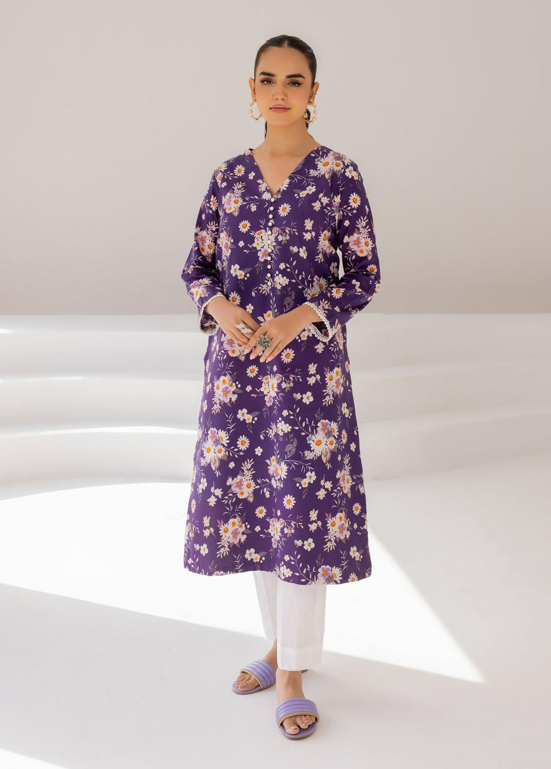 Esra Fashion Pret Printed Cambric Kurti ETK-23-06