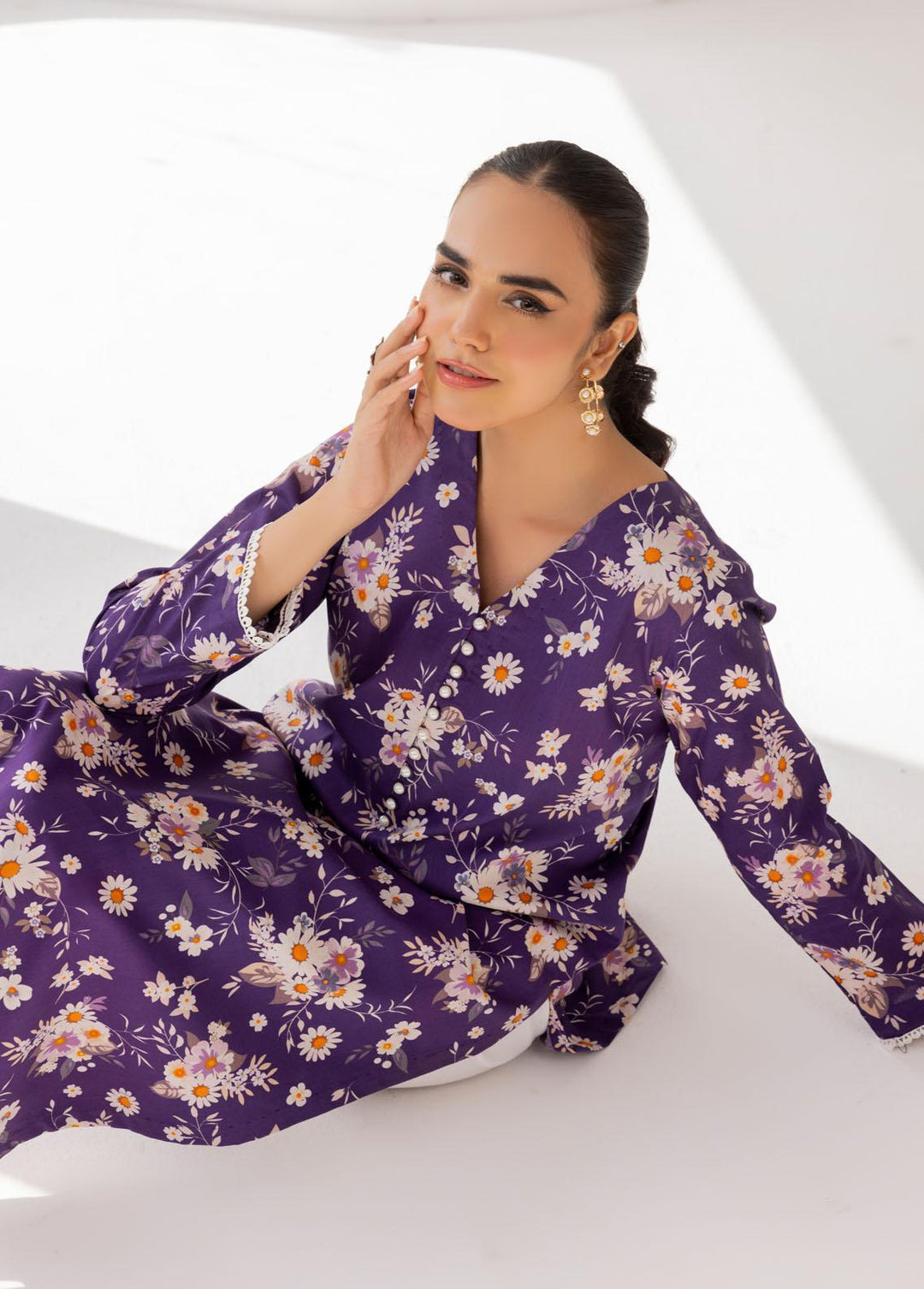 Esra Fashion Pret Printed Cambric Kurti ETK-23-06