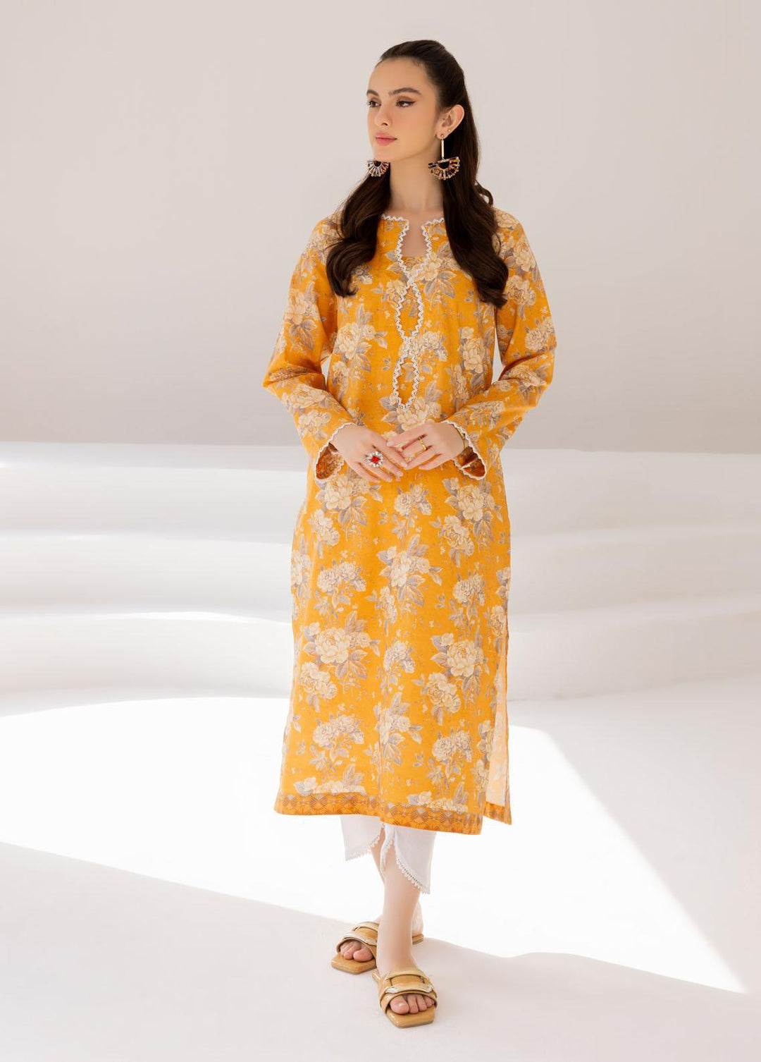 Esra Fashion Pret Printed Cambric Kurti ETK-23-07