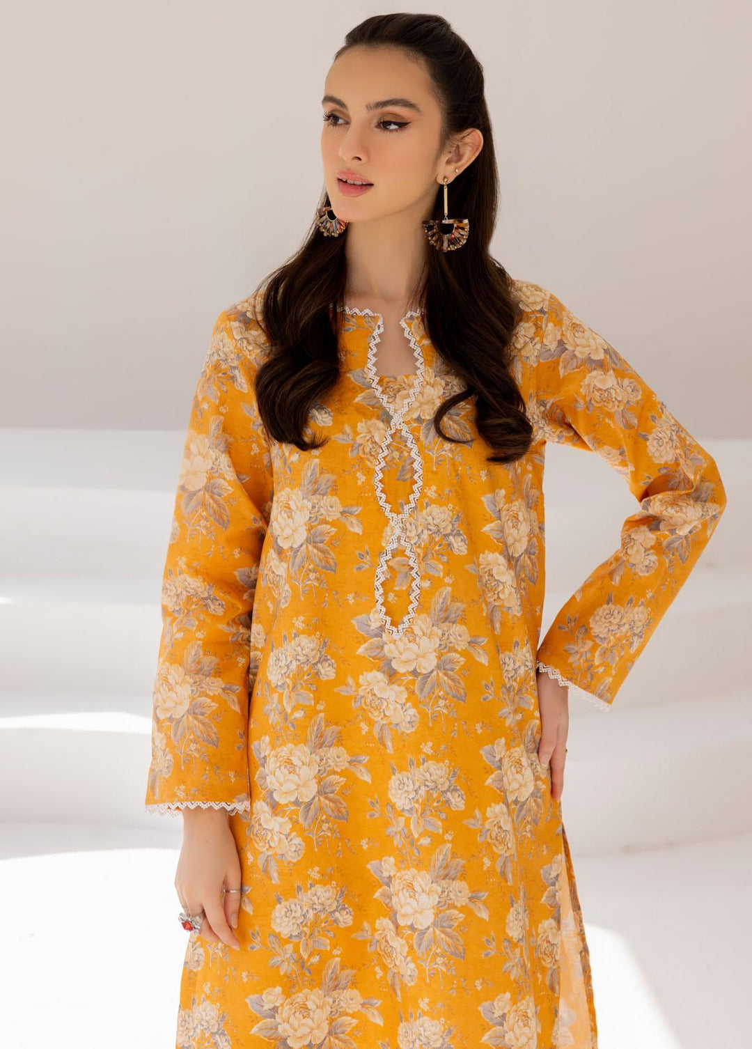 Esra Fashion Pret Printed Cambric Kurti ETK-23-07