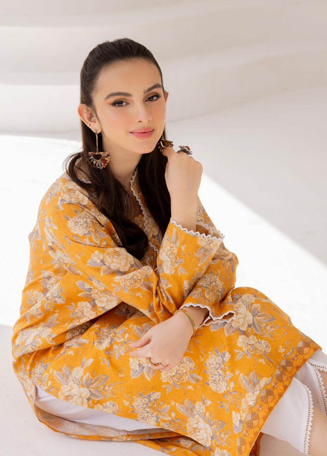 Esra Fashion Pret Printed Cambric Kurti ETK-23-07