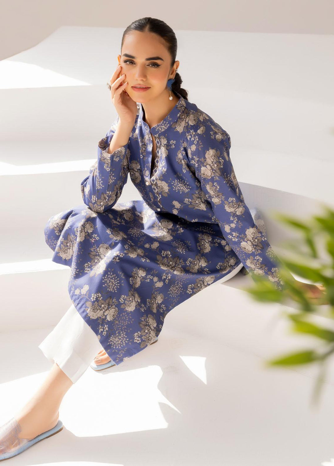 Esra Fashion Pret Printed Cambric Kurti ETK-23-08