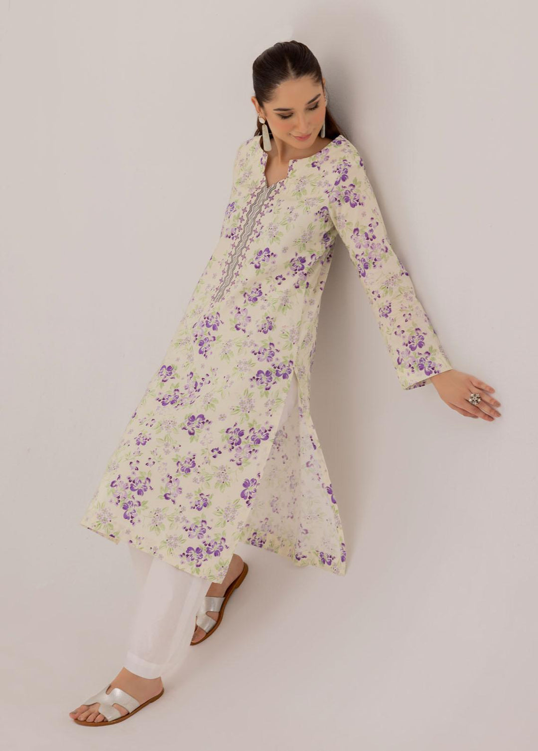 Esra Fashion Pret Printed Cambric Kurti ETK-23-10