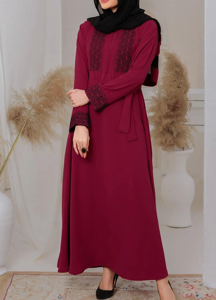 RTW Creation   Pret Abaya Jasper Red Abaya