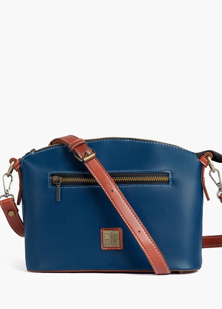 RTW Creation    Bag RTW23CB Blue dome cross-body bag DCB-08 - Women Cross Body Bags