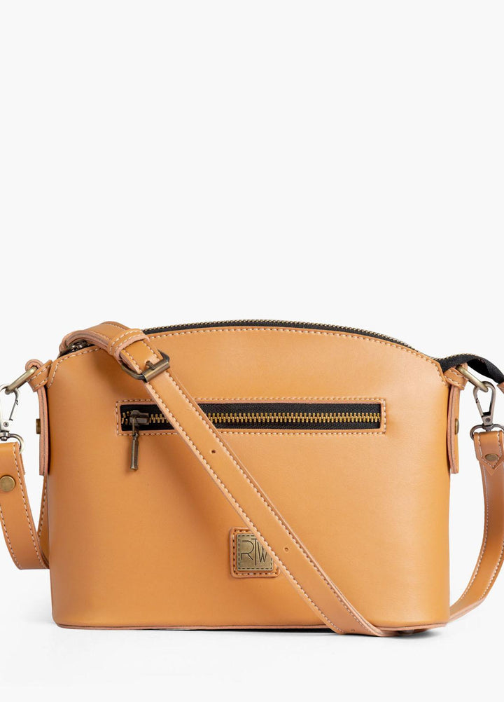 RTW Creation    Bag RTW23CB Mustard dome cross-body bag DCB-06 - Women Cross Body Bags