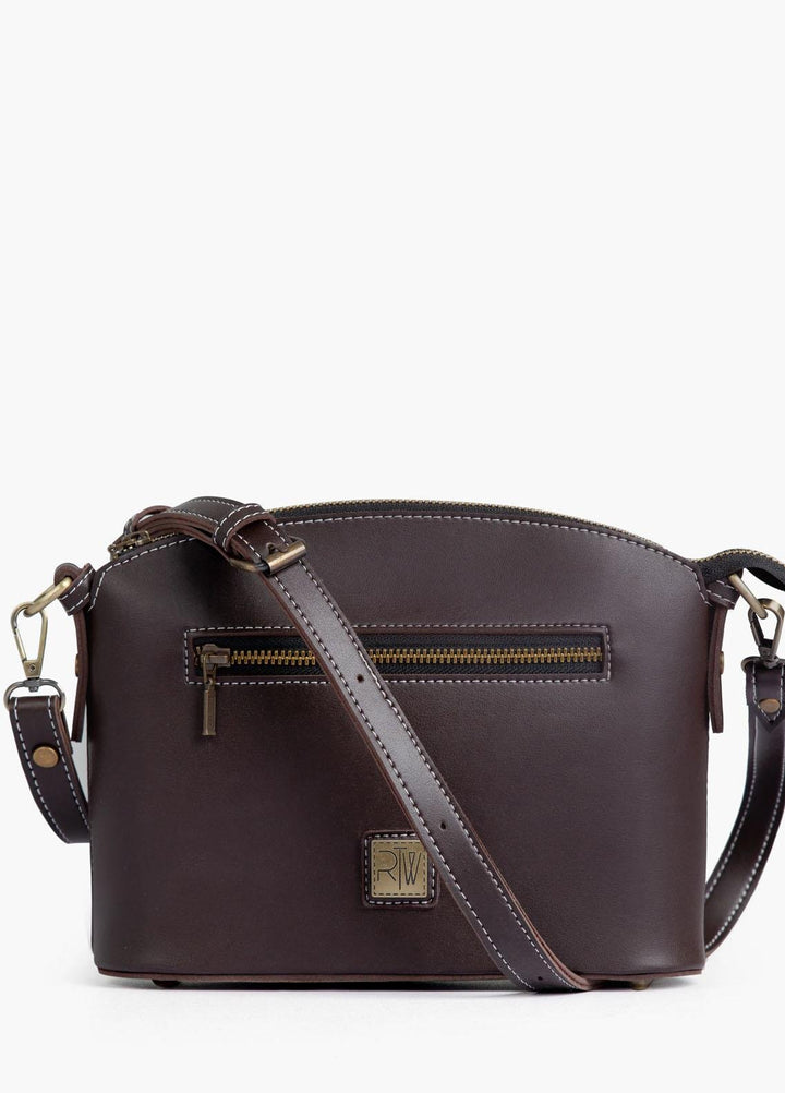 RTW Creation    Bag RTW23CB Dark brown dome cross-body bag DCB-05 - Women Cross Body Bags