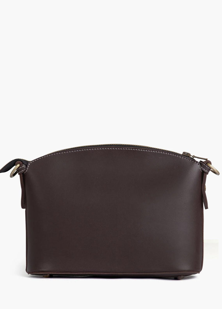 RTW Creation    Bag RTW23CB Dark brown dome cross-body bag DCB-05 - Women Cross Body Bags
