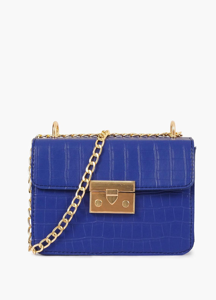 RTW Creation    Bag RTW23CB Blue mini chain-handle cross-body bag MCHC-06 - Women Cross Body Bags