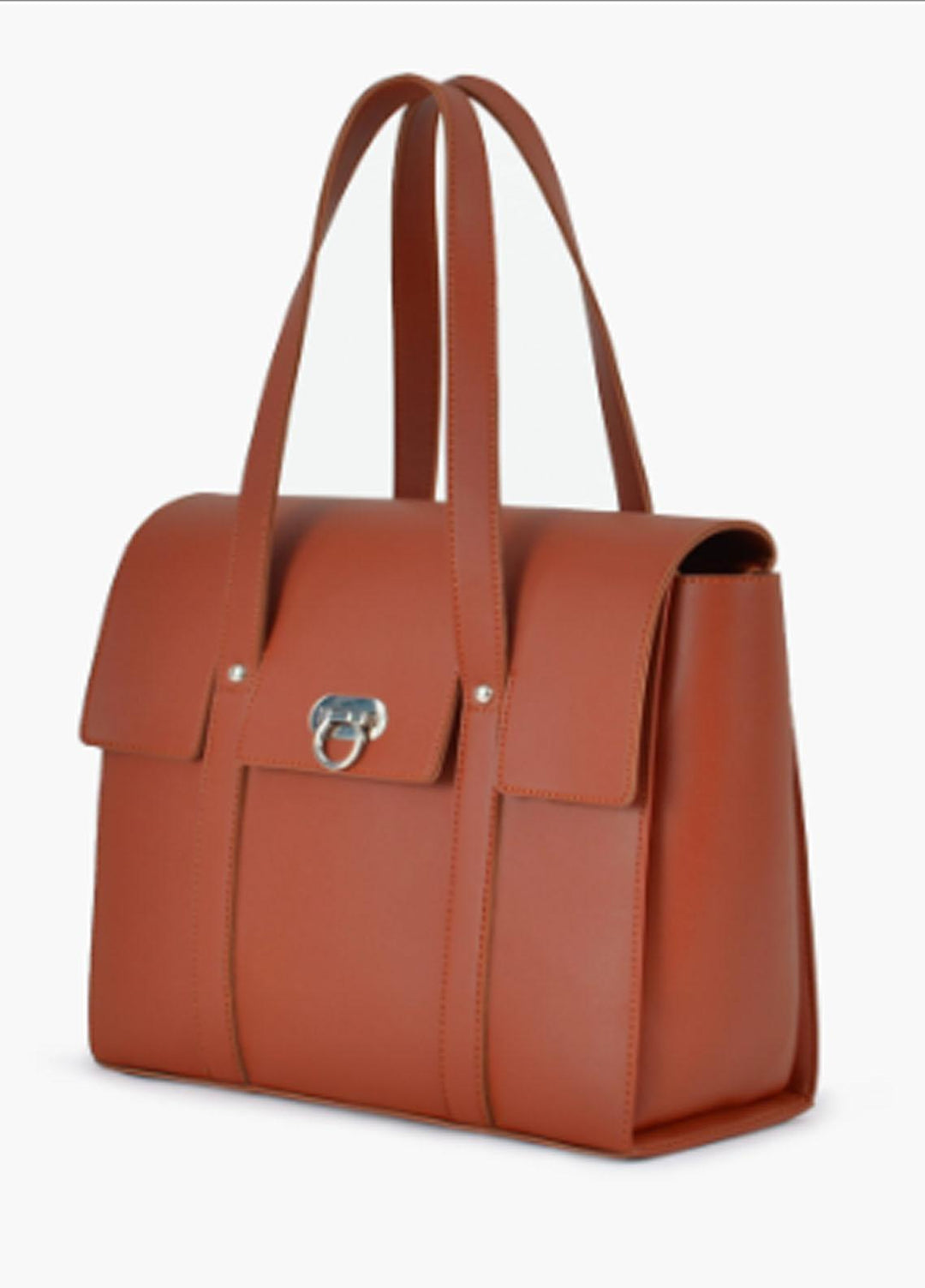 RTW Creation    Hand Bag Csb-09 Rust Carry-All Satchel Bag - Women Hand Bags