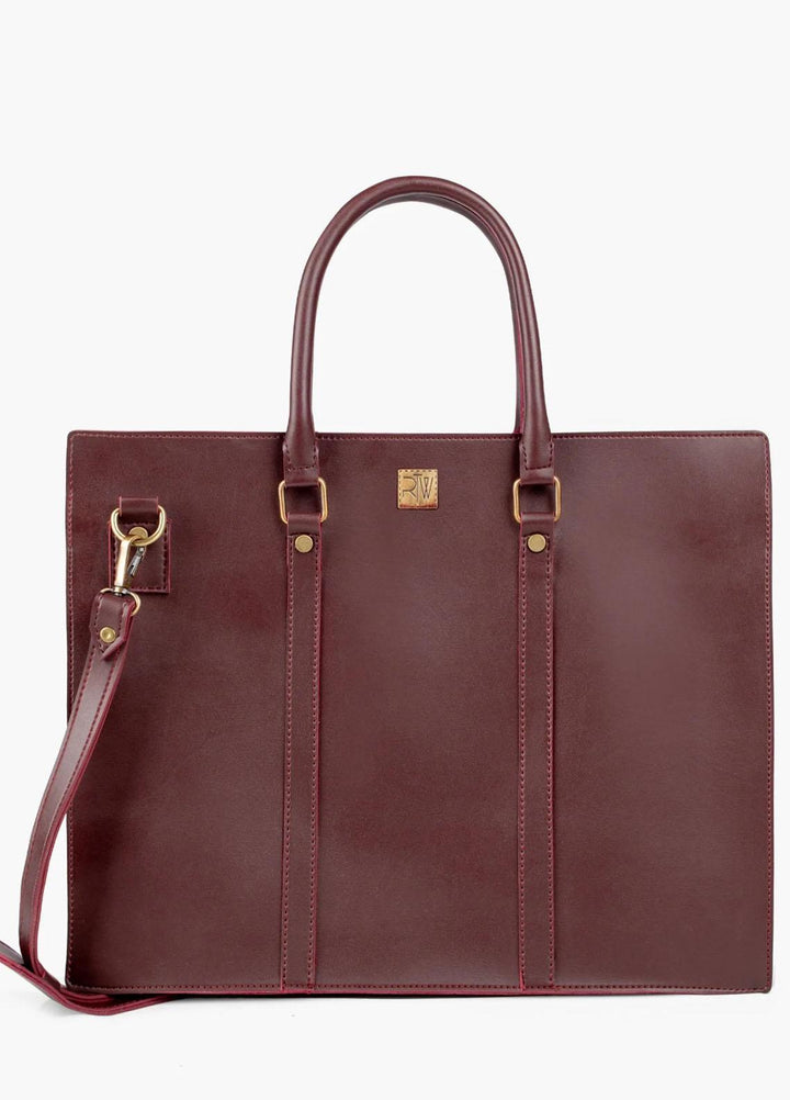 RTW Creation    Laptop Bag TRW23LB DLB-08 Burgundy laptop bag - Women Laptop Bags