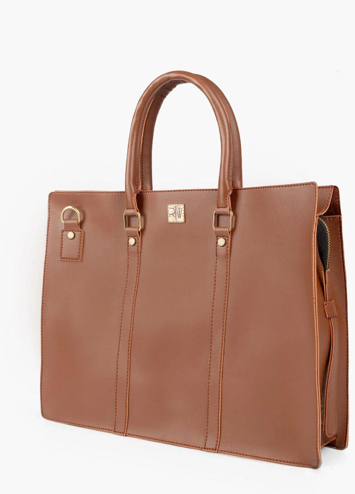 RTW Creation    Laptop Bag TRW23LB DLB-06 Brown laptop bag - Women Laptop Bags