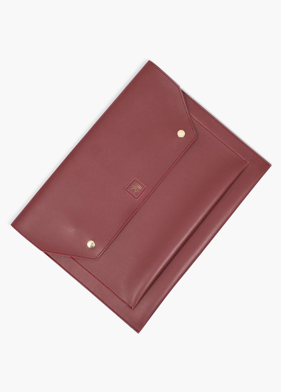 RTW Creation    Laptop Bag TRW23LB LS17-03 Burgundy suede laptop sleeve - Women Laptop Bags