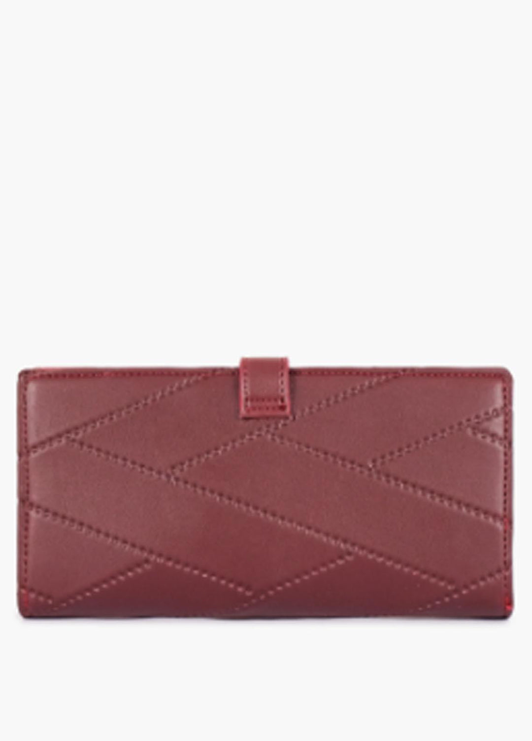 RTW Creation    Wallet RTW23WW Q2FW-08 Burgundy Quilted Two-Fold Wallet - Women Wallet Collection