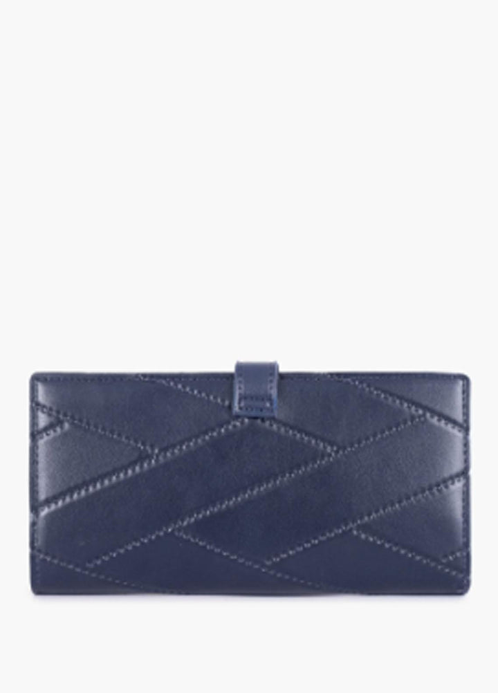 RTW Creation    Wallet RTW23WW Q2FW-04 Blue Quilted Two-Fold Wallet - Women Wallet Collection