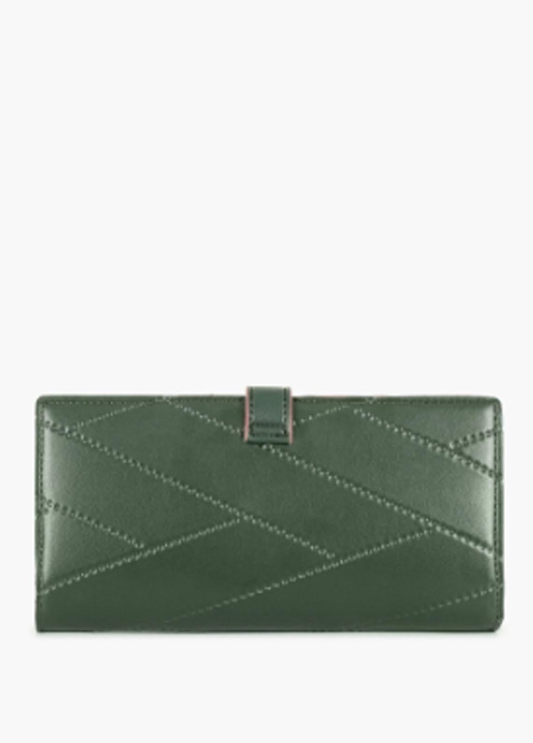 RTW Creation    Wallet RTW23WW Q2FW-03 Army Green Quilted Two-Fold Wallet - Women Wallet Collection
