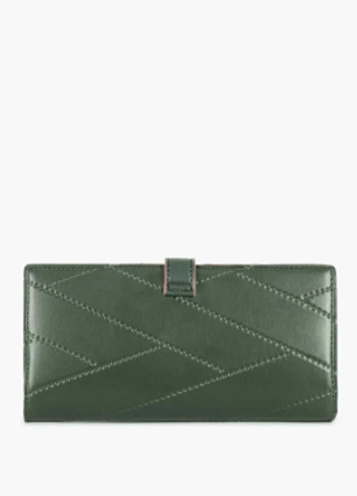 RTW Creation    Wallet RTW23WW Q2FW-03 Army Green Quilted Two-Fold Wallet - Women Wallet Collection
