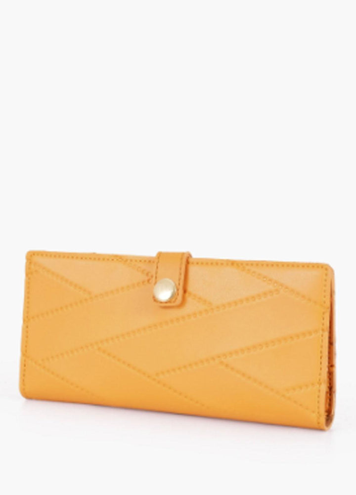 RTW Creation    Wallet RTW23WW Q2FW-02 Mustard Quilted Two-Fold Wallet - Women Wallet Collection