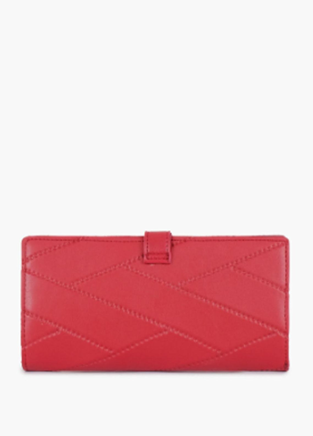 RTW Creation    Wallet RTW23WW Q2FW-01 Maroon Quilted Two-Fold Wallet - Women Wallet Collection