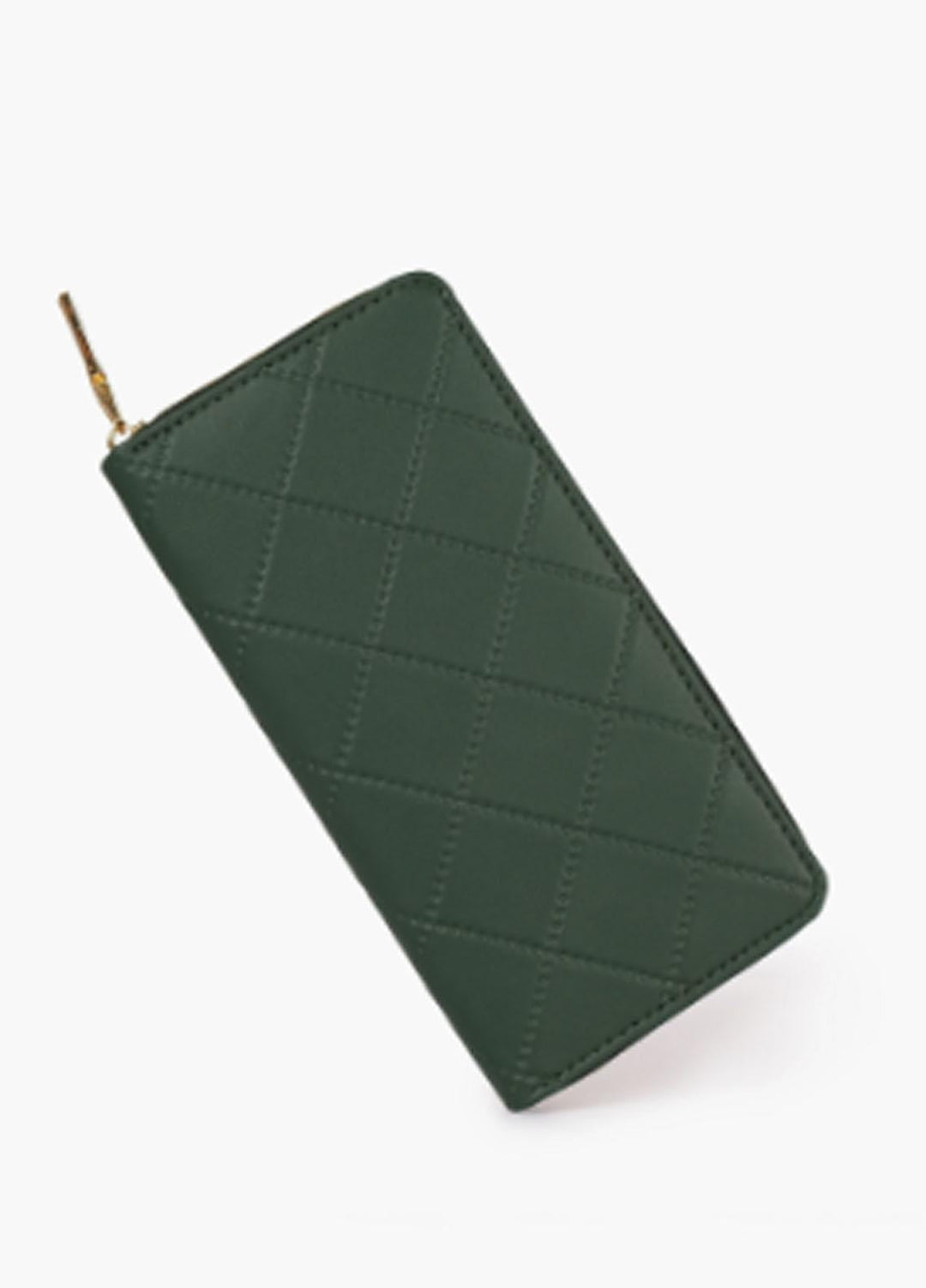 RTW Creation    Wallet RTW23WW WLT-16 Army Green Quilted Pattern Wallet - Women Wallet Collection